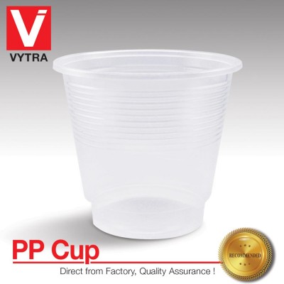 Vytra Airline Serving 7oz PP Disposable Plastic Cup