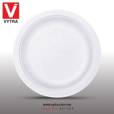 Vytra Catering Use 10 Inch Disposable PS Plastic Plate