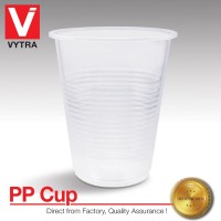 Vytra 8oz Disposable PP Plastic Cup