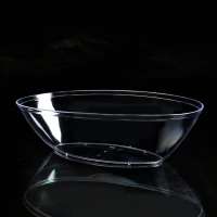 Disposable Reusable Plastic PS Oval Bowl / ship bowl