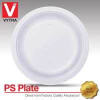 Vytra Catering Use 10 Inch Disposable PS Plastic Plate